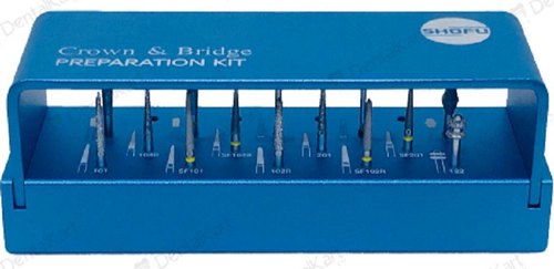 SHO003 crown n bridge prepration kit
